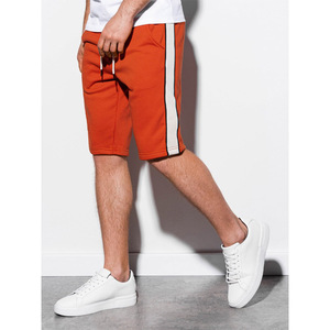 Vente en gros de shorts de course décontractés pour hommes, shorts d'entraînement athlétique de gymnastique à séchage rapide, shorts cargo à rayures latérales 100% coton - Product Image 5