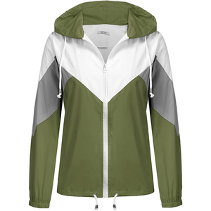Women's Lightweight Hooded Windproof Jacket Quick Dry Sustainable Active Outdoor <b>Raincoat</b> Packable Windbreaker - Product Image 1