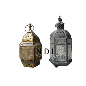 Style unique décoration de fête de mariage porte-bougie tempête en verre écologique pour la maison hôtel décoration bougie lanterne - Product Image 1