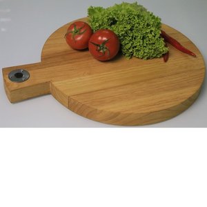 ModernSourcing Food Grade Bamboo Cutting Board Eco-friendly Wood Chopping <b>Block</b> Acacia Teak <b>Rubber</b> Wood for Kitchen Use - Product Image 6