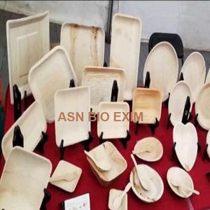 100% cuencos de hoja de palma de Areca orgánicos naturales platos ecológicos bio-degradables vajilla grabada patrón de plantas platos duraderos - Product Image 3