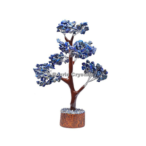 100% Natural Palm Semiprecious Lapis Lazuli Trunk Wire 300 Chips <b>Crystal</b> <b>Tree</b> - Product Image 1