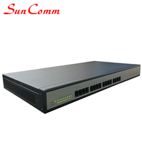 Gateway VoIP SC-016 de Alta Calidad con 16 Puertos (8FXO+8FXS), Soporte SIP Completo, Doble Cuenta SIP, LAN Inalámbrica y TCP/IP