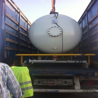 Estación de GLP de Alta Calidad 2A con Tanque Elipsoidal de 10 M3, Doble Boquilla 8/6 mm, 18/26 Bar, 4 kW, a Prueba de Explosiones