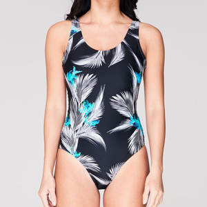 Traje de baño de una pieza para mujer, Tanga de cintura alta, ropa de playa, traje de baño - Product Image 5