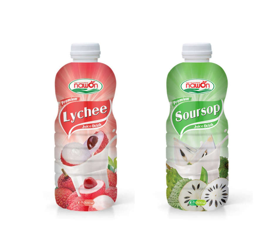 Healthy 1L Premium Pink Guava Juice PP Bottle Free Sample OEM ISO HACCP Beverage Manufacturer