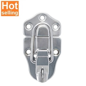 Best quality HC302 <b>Lockable</b> Silver Aluminum Speaker Camera DJ Flight Case with Equipment Foam Padding Butterfly Lock hardware - Product Image 1