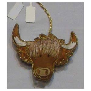Christmas Hanging Cow <b>Face</b> Shape Ornament For <b>Tree</b> Decorations - Product Image 1