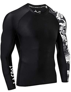Camiseta de compresión MMA, protector de sarpullido para BJJ, gimnasio de entrenamiento MMA - Product Image 2