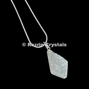 Gemstone Crystal Druzy Arrow Pendants - Product Image 1