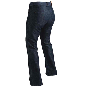 Calificación AA Aprobado por La CE Transpirable Mid Girls Dark Wash Lápiz Pantalones Simple Grey Denim Prime Protection Estilo arrugado Moto-Jeans - Product Image 2
