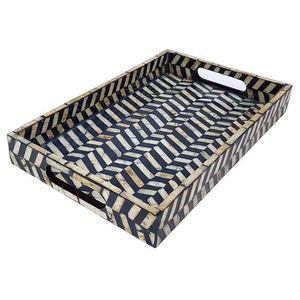 High Quality Custom Size Mother of Pearl Serving <b>Tray</b> Hottest Design for Home Use Made From <b>Paper</b> MDF Wood Marble From Vietnam - Product Image 3