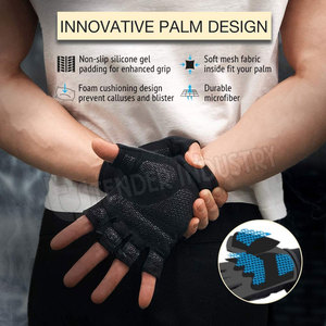 Gants de fitness en néoprène avec logo personnalisé pour femmes, très vendus, pour l'haltérophilie et la musculation - Product Image 3