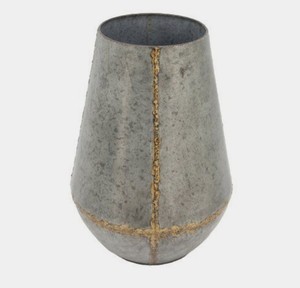 Florero galvanizado, Juego de 2 uds para el hogar, Hotel, jardín, maceta, maceta decorativa, elegante, Metal, hierro, floreros y macetas - Product Image 3