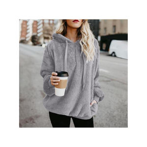 Sudadera con capucha de entrenamiento para mujer, ropa de calle personalizada, fabricante, moda - Product Image 5