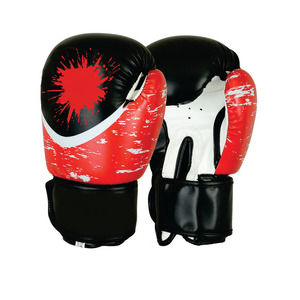 นวมชกมวยของผู้ชายทำจากหนังที่มีปลอกข้อมือพิมพ์ลายสินค้ามาใหม่ - Product Image 4