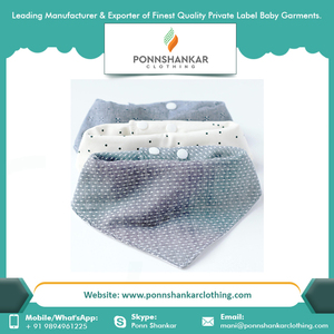 Private Labelling Wholesale Bibs <b>Muslin</b> <b>Baby</b> Bandana Bibs for Sale - Product Image 6