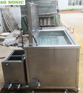 Moski — nettoyeur de pièces de moteur ultrasonique, Machine de <span class=keywords><strong>nettoyage</strong></span> de têtes de cylindres, 400l, - Product Image 4