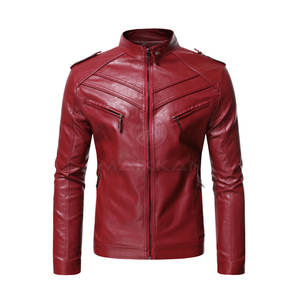 Veste en cuir PU et laine sur mesure de haute qualité, service OEM, meilleur prix, vêtements d'hiver - Product Image 1
