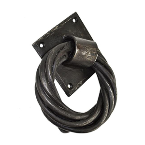 Matt <b>Black</b> <b>Heart</b> Shape Door Knocker - Product Image 3