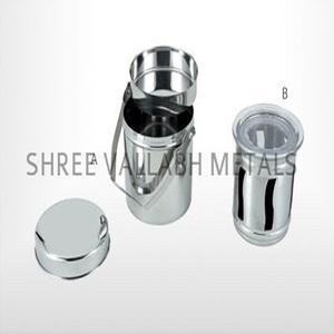 BM Lock Contenedor Barni de acero inoxidable Forma poligonal para uso alimentario - Product Image 2