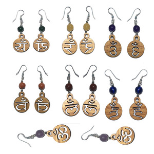 Best Saler of <b>Chakra</b> Sanskrit Healing Earring <b>Set</b> : <b>Chakra</b> Sanskrit Healing Earring <b>Set</b> for Sale - Product Image 1