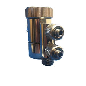 Vanne de dérivation en acier inoxydable bleu de 1/4 pouce, adaptateur de filtre à eau bidirectionnel pour usage domestique - Product Image 3