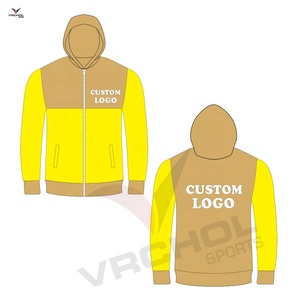 เสื้อฮู้ดขนแกะแบบปักลายขนาดใหญ่ป้องกันการหดตัวป้องกันริ้วรอยวิธีการทอแบบยั่งยืนออกแบบได้ตามต้องการ - Product Image 3
