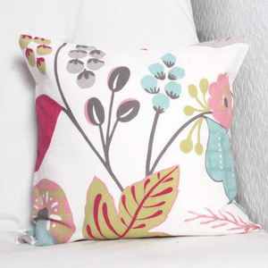 Funda de Cojín Cuadrada con Estampado Floral Moderno, Lavable, Decoración para el Hogar - Product Image 1