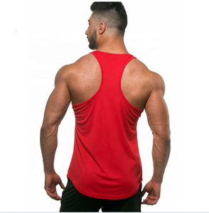 Débardeur en coton respirant personnalisé pour hommes, gym, vente en gros - Product Image 2