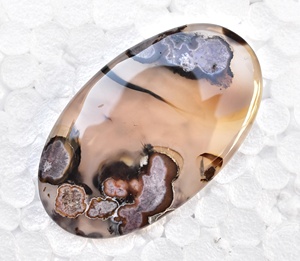 Cabujón de ágata con forma de flor, palo de ágata turco de alta calidad, piedras preciosas sueltas, cuentas de piedras preciosas - Product Image 4