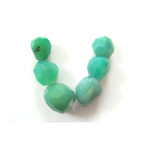 Cuentas facetadas de piedra preciosa de 2mm, 3mm, 4mm, redondas, sueltas, de ónix verde oscuro, facetadas - Product Image 1