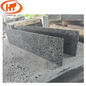 工厂质量和价格30x60 x 3厘米蜂蜜孔熔岩或灰色玄武岩石产地越南