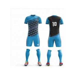Sublimación comprimida Fútbol Jersey Kit Trajes Fútbol Traje Uniforme - Product Image 4