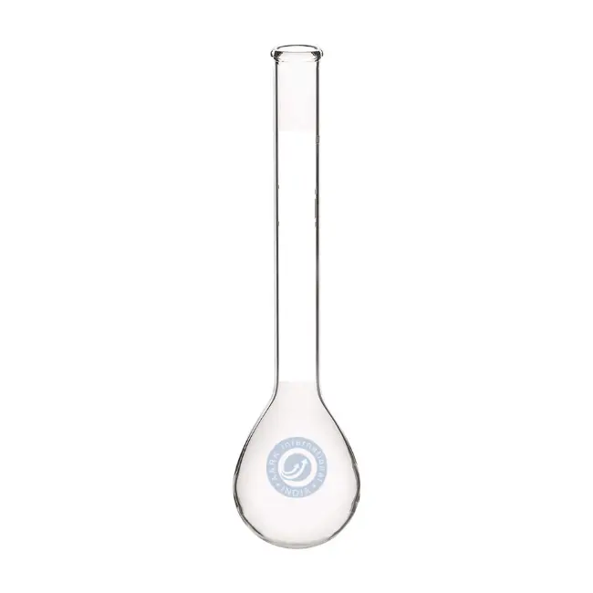 Vidrio de borosilicato de laboratorio de la mejor calidad, frasco de cuello largo Kjeldahl con fondo redondo, varios tamaños (10ml a 800ml) para la investigación