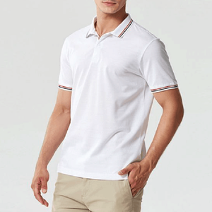 100% เสื้อโปโลผู้ชายคุณภาพสูงสำหรับกีฬาสีที่กำหนดเองขนาดสไตล์ ODM - Product Image 4