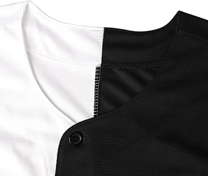 Livraison rapide, impression personnalisée, maillots de baseball bleus pour hommes, impression par transfert thermique, 100% polyester, respirant, séchage rapide, équipe personnalisée - Product Image 3