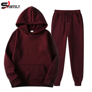 Conjunto de ropa deportiva para correr de algodón de gran tamaño para hombre, chándal de ocio de invierno en tallas grandes, moda Primavera otoño - Product Image 3