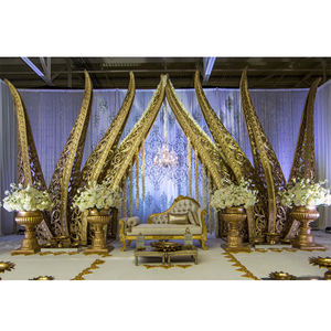 แผงตกแต่งสไตล์ดอกบัวสำหรับเวทีงานแต่งงาน อุปกรณ์ตกแต่งพิธีแต่งงานราคาประหยัด อุปกรณ์ตกแต่งงานแต่งงานราคาถูกสำหรับขายในสหรัฐอเมริกา - Product Image 1