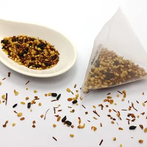 Bolsa de pirâmide amora para chá, flor branca de pêssego oolong para chá nutritivo