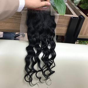 Matière première HD crépue vietnamienne de haute qualité 5x5 pour fermeture frontale en dentelle 8-36 pouces longueurs étirées vague extension de cheveux humains - Product Image 6