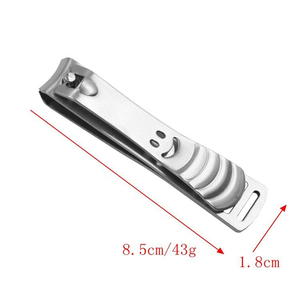 Good Quality Classical Smile Face Nail Clipper Stainless <b>Steel</b> Finger Toe Nail Cutter Top Sale Beauty <b>Product</b> - Product Image 2