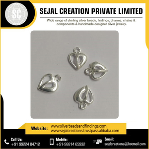 925 Sterling Silver Charms Custom Jewelry India-Sejal Creation Indian Seller Supplier Factory Price Vintage Cute <b>Flower</b> Gifts - Product Image 2