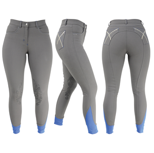 Shemax Dames Jodhpurs Logo Personnalisé Vêtements Équestres Durable Respirant Spandex Culotte Adultes Silicone Impression Cheval - Product Image 1
