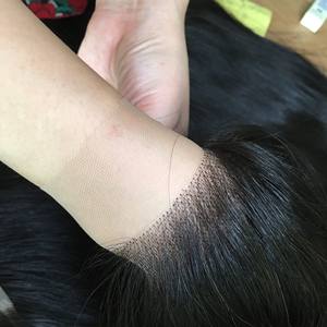 Straight <b>Closure</b> and Frontal HD <b>Lace</b> From 100% Human Hair Vietnam Raw Hair Extension - Product Image 1