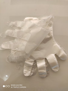 High Quality Disposable PVC Cleaning Supplies Gloves Thick Thickness Customized Color Waterproof Polyester Outer Eco-Friendly - Product Image 2