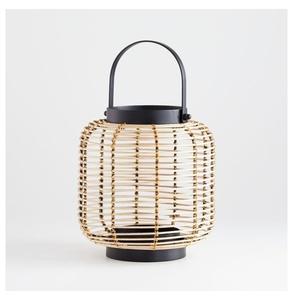 Linterna de mimbre con soporte para Vela, hecha a mano moderna linterna de bambú, novedad - Product Image 5