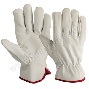 Cowhide Leather <b>Driver</b> <b>Glove</b> Working <b>Gloves</b> 2019 - Product Image 4