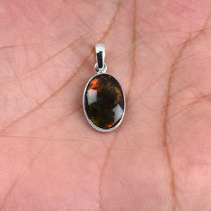 Ammolita piedra preciosa Natural de calidad superior de natural de piedras preciosas de plata - Product Image 5