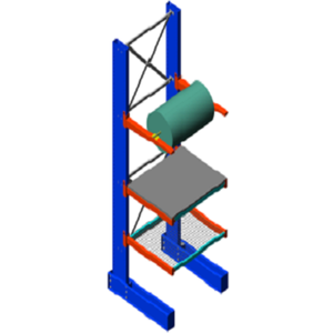 Étagère Cantilever Industrielle en Acier Robuste sur Mesure, Certification CE, Garantie 24 Mois, Capacité 1500 kg/bras pour Entrepôt - Product Image 6